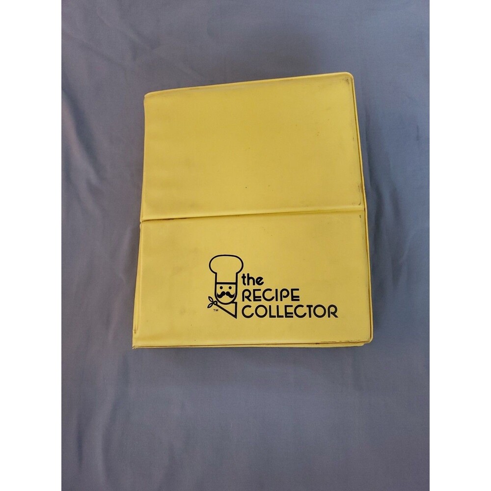 Vtg Deluxe Recipe Binders W/ Inserts The Recipe Collector Books Over 150 Recipe